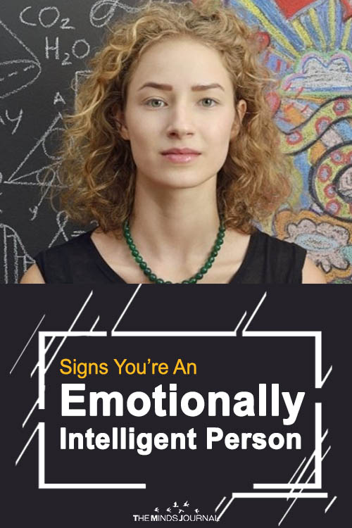 emotionally intelligent person